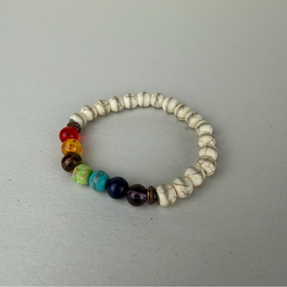 Chakra Stone Bead Bracelet